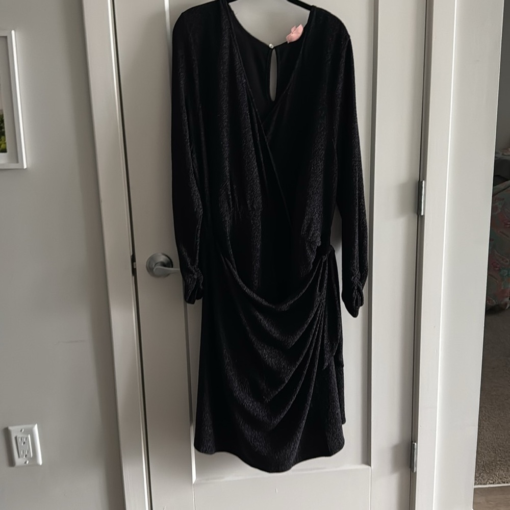 EUC MuMu Black Shimmer Skort Dress 3x